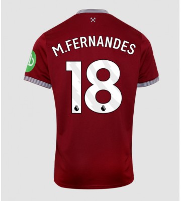 West Ham United Mateus Fernandes #18 Hemmatröja 2025-26 Kortärmad West Ham United Mateus Fernandes #18 Hemmatröja 2025-26 Kortärmad